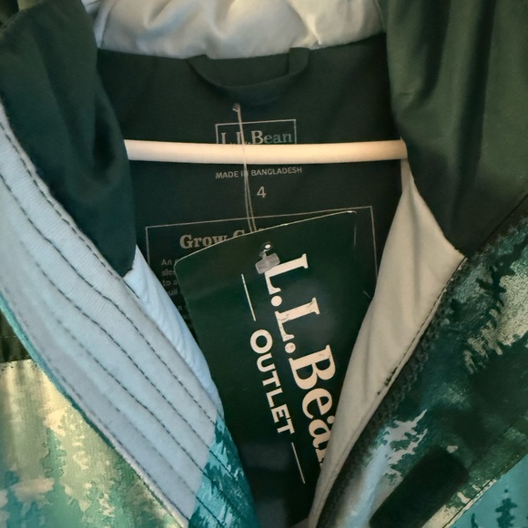 L.L. Bean Green and Teal Snowsuit - Picture 2 of 3